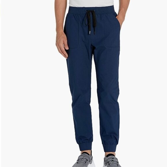 Peak Velocity Men's Travel Jogger, Navy, XXL - Picture 1 of 9